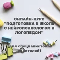 Подготовка к школе с нейропсихологом и логопедом