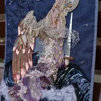 Модерн - вышивка Ангел