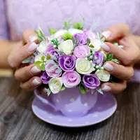 Кружечка с цветами