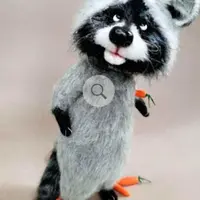 Схемы для вязания: Енот-воришка