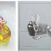 Акварельный марафон Стекло