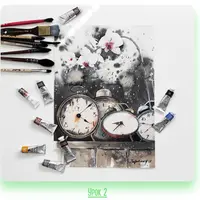 Винтажная акварель: время орхидей