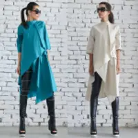 Выкройка туника - трапеция асимметричного кроя