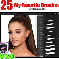 Три набора кистей для Procreate от Ylanast