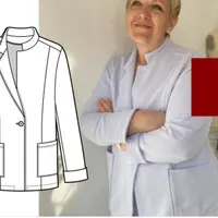 Трикотажный жакет