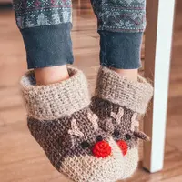 Носки и следки крючком "Эльф"