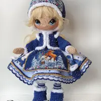 Вязаные игрушки: Дарёнка