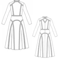 Платье 0457 размеры 40-52 рост 164