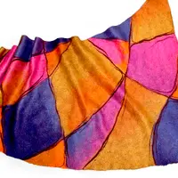 МК шарф-косынка "Коллаж"