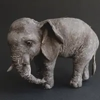 Ватные игрушки: Слоник