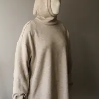 Свитер оверсайз с капюшоном. Размер 40-50