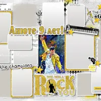 Постер на день рождения. Фредди Меркьюри