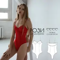 Боди "Рози". Размер S-XL