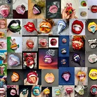 Обучение лепке губ-брошкам