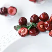 Серьги с вишней: 2 вида