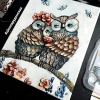 Панно "Совушки"