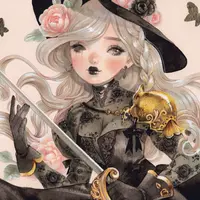 Сказочная иллюстрация акварелью