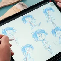 Детская цифровая иллюстрация: Цвета и текстуры