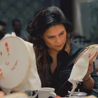 Рисование нитками: техника текстильной иллюстрации