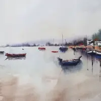 Природные пейзажи акварелью