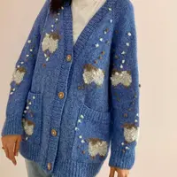 Кардиган с барашками