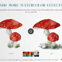 Soft Watercolor Procreate Brushes