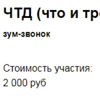 Зум-звонок «ЧТД» (что и требовалось доказать)