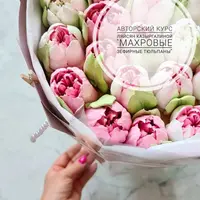 Махровые зефирные тюльпаны