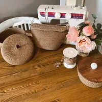 Корзина из джута