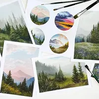 Лесочек. Акрил