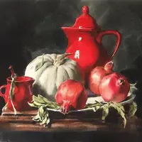 Красный натюрморт