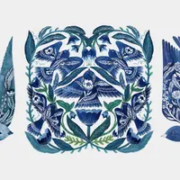 Цветочная иллюстрация гуашевыми красками