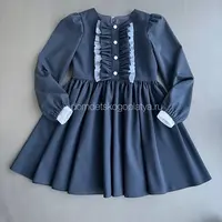 Технология школьного платья со съемными элементами