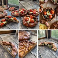 Ржано-пшеничное тесто и пироги с разнообразными начинками