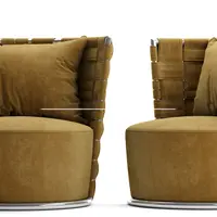 Моделирование кресла Roberto Cavalli Lounge Occasional Chairs Bell в 3ds Max