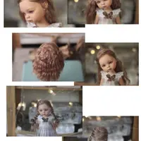 Реалистичный парик для куклы Paola Reina