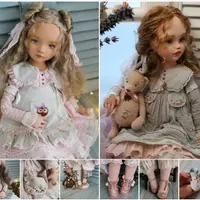 Выкройка одежды на куколку ростом 50-55 см