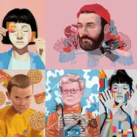 Цифровые техники для создания иллюстрированных портретов