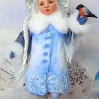 Ватные игрушки: Снегурочка