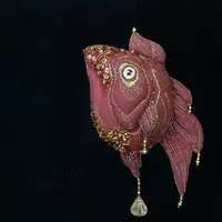 Рыба-попугай. Цикл «Елочные игрушки»