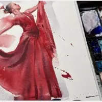 Люди в солнечных лучах