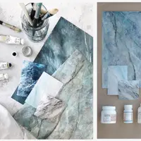 Имитация мрамора на основе акрила