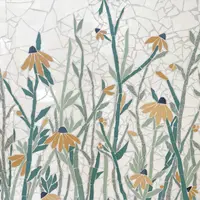 Современное мозаичное искусство: создание цветочных композиций из плитки