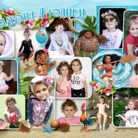 Постер на день рождения. Моана