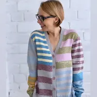 Полосатый карди