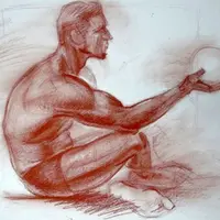 Портрет гипсовой головы