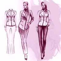 Fashion-иллюстрация в нейросети