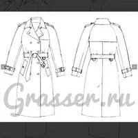 Классический тренч. Выкройка Grasser №574
