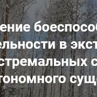 Обеспечение боеспособности и жизнедеятельности в режиме автономного существования в зимний период