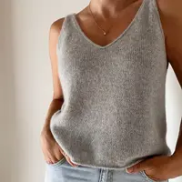 Майка вязаная сверху Home Camisole